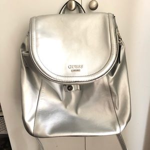 Guess Bags - GUESS silver backpack Guess Bags - GUESS silver backpack
